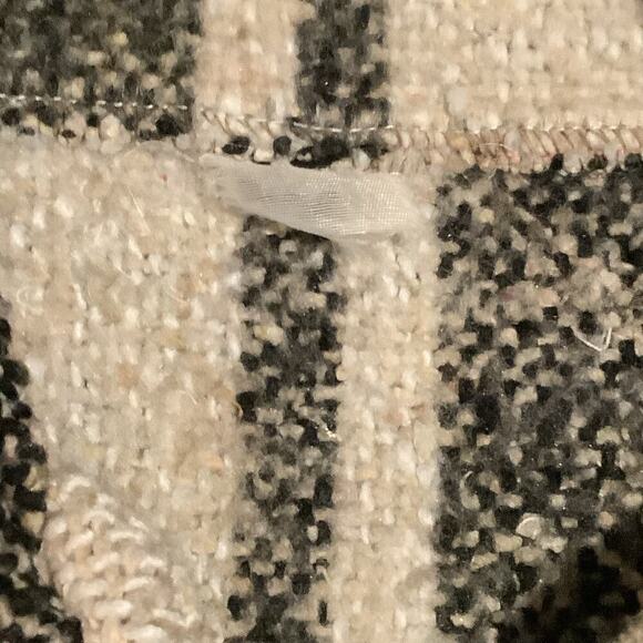 Vintage Baja Hooded Pullover Drug Rug Womens Striped Festival Beach M? - Picture 3 of 4